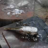 Raku nu . Stage poterie en Ardèche