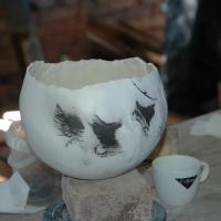 Crin de cheval . Stage poterie en Ardèche